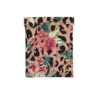 Estampado de Flores de Leopardo Vintage, Squeeze Top Wallet Bolsa de Almacenamiento para Mujer Monedero pequeño Bolsa de Cambio
