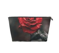 Estampado de Flores Rosas., Bolsa de artículos de tocador Bolsa de Maquillaje Bolsa de cosméticos Bolsa de artículos de tocador de Viaje portátil