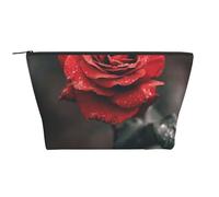 Estampado de Flores Rosas., Bolsa de artículos de tocador Bolsa de Maquillaje Bolsa de cosméticos Bolsa de artículos de tocador de Viaje portátil