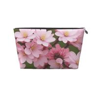 Estampado de Flores Rosas, Bolsa de artículos de tocador Bolsa de Maquillaje Bolsa de cosméticos Bolsa de artículos de tocador de Viaje portátil
