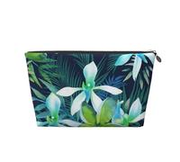 Estampado de Flores Tropicales., Bolsa de artículos de tocador Bolsa de Maquillaje Bolsa de cosméticos Bolsa de artículos de tocador de Viaje portátil