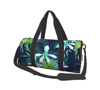 Estampado de Flores Tropicales., Bolsa de Viaje de Gran Capacidad, Bolso Redondo, Bolsa de Viaje Deportiva, Bolsa de Mano, Bolsa de Fitness