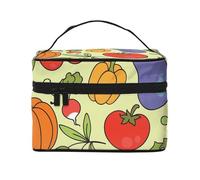 Estampado de Fresa Rosa fresaBolsa de Maquillaje, Bolsa de Cosméticos Portátil para Mujer-Organizador de Cosméticos de Viaje, Regalo para Momentos Especiales