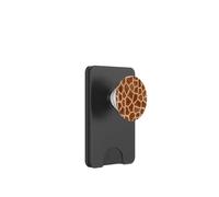 Estampado de Jirafa con Lunares Marrones patrón Animal Safari PopSockets PopWallet para MagSafe