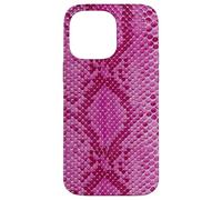Estampado De Leopardo Animal Print Elegante Serpiente Patrón Diseño Rosa Carcasa para iPhone 14 Pro Max