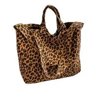 Estampado de leopardo, bolsa de guepardo, bolsa de mano con estampado de leopardo, bolsa cruzada, bolsa de tela jacquard, regalos de guepardo para mujer, Marrón, Large