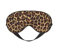 Estampado de leopardo, Cubreojos completos Antifaz bloqueador de luz Antifaz para dormir Antifaz suave con los ojos vendados Noche