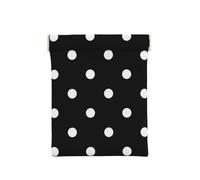 Estampado De Lunares Blanco Y Negro, Squeeze Top Wallet Bolsa de Almacenamiento para Mujer Monedero pequeño Bolsa de Cambio