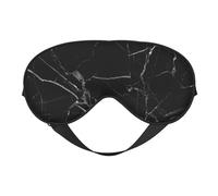 Estampado de mármol Blanco y negro, Cubreojos completos Antifaz bloqueador de luz Antifaz para dormir Antifaz suave con los ojos vendados Noche