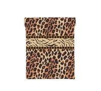 Estampado de Piel de Tigre Leopardo, Squeeze Top Wallet Bolsa de Almacenamiento para Mujer Monedero pequeño Bolsa de Cambio