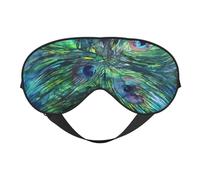 Estampado de plumas, Cubreojos completos Antifaz bloqueador de luz Antifaz para dormir Antifaz suave con los ojos vendados Noche