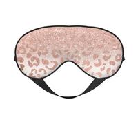 Estampado de purpurina de oro rosa., Cubreojos completos Antifaz bloqueador de luz Antifaz para dormir Antifaz suave con los ojos vendados Noche