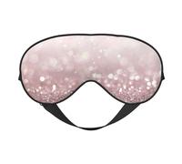 Estampado de purpurina rosa., Cubreojos completos Antifaz bloqueador de luz Antifaz para dormir Antifaz suave con los ojos vendados Noche