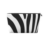 Estampado de Rayas de Cebra, Bolsa de artículos de tocador Bolsa de Maquillaje Bolsa de cosméticos Bolsa de artículos de tocador de Viaje portátil