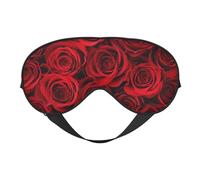 Estampado de rosas, Cubreojos completos Antifaz bloqueador de luz Antifaz para dormir Antifaz suave con los ojos vendados Noche