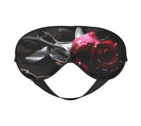 Estampado de rosas negras góticas, Cubreojos completos Antifaz bloqueador de luz Antifaz para dormir Antifaz suave con los ojos vendados Noche
