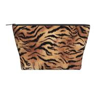 Estampado de Tigre, Bolsa de artículos de tocador Bolsa de Maquillaje Bolsa de cosméticos Bolsa de artículos de tocador de Viaje portátil