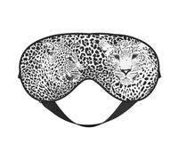 Estampado De Tigre Y Leopardo En Blanco Y Negro, Cubreojos completos Antifaz bloqueador de luz Antifaz para dormir Antifaz suave con los ojos vendados Noche