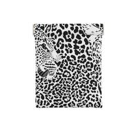 Estampado De Tigre Y Leopardo En Blanco Y Negro, Squeeze Top Wallet Bolsa de Almacenamiento para Mujer Monedero pequeño Bolsa de Cambio