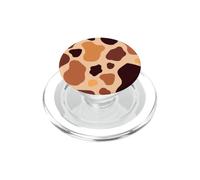 Estampado De Vaca Marrón Animal Estético Y2K Vaquera Girly Lindo PopSockets PopGrip para MagSafe