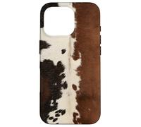Estampado de vaca Western Americana Wild West Pattern Carcasa para iPhone 16 Pro