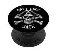 Estampado desgastado de pirata Daft Like Jack PopSockets PopGrip Adhesivo