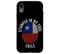 Estampado en Mi Alma Chile Diseño Bandera Orgullo Chileno Carcasa para iPhone XR