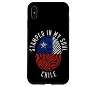 Estampado en Mi Alma Chile Diseño Bandera Orgullo Chileno Carcasa para iPhone XS MAX