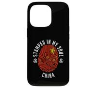 Estampado en mi Alma de China Diseño de Bandera China Orgullo Chino Carcasa para iPhone 13 Pro