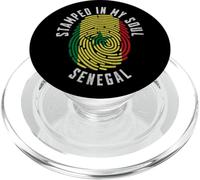 Estampado en My Soul Senegal Flag Design Senegalese Pride PopSockets PopGrip para MagSafe