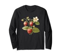 Estampado especial de fresa You Are Berry Manga Larga