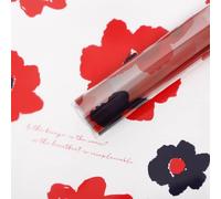 Estampado floral a prueba de agua Película Opp Celofán Ramo de flores Papel de regalo Festival de Navidad de San Valentín Materiales de embalaje de regalo