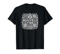 Estampado floral de Jane Austen en Mansfield Park Camiseta