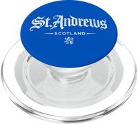 Estampado gótico Blanco Envejecido de St. Andrews Scotland con león Rampante PopSockets PopGrip para MagSafe