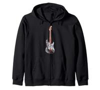 Estampado gráfico Guitar Music Lover Art Cool para Hombre y Mujer Sudadera con Capucha