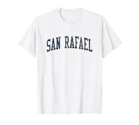 Estampado JSN2 azul marino vintage de San Rafael CA Camiseta