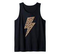 Estampado Leopardo Rayo Trueno Camiseta sin Mangas