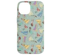 Estampado mágico de princesas de Disney, color verde espuma de mar Carcasa para iPhone 14