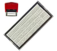 Estampado Personalizado De 6 Mm Letras Digitales Nombre De Placa Dirección De Sellos De Goma Accesorio para Suministros De Manualidades DIY Scrapbooking