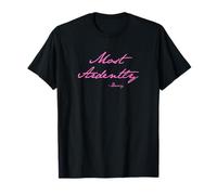 Estampado Rosa con la Escritura a Mano de Darcy con más Ardor de Jane Austen Camiseta