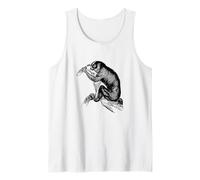 Estampado Vintage Slow Loris Camiseta sin Mangas
