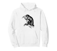 Estampado Vintage Slow Loris Sudadera con Capucha