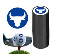 Estampador de Pelota de Golf Personalizado: Marcador Negro Compacto de 53 mm, Sellos de Tinta Que no destiñen de Secado rápido, Flexible Reutilizable | Inicial Personalizado para Adultos y