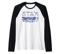 Estancia de salud mental mañana conciencia de prevención del Camiseta Manga Raglan