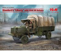 Estándar B Liberty Con WWI US Drivers 1 :3 5 Plástico Modelo Kit Icm