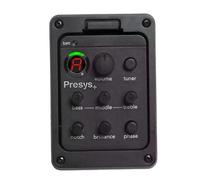 Estándar Pastillas De Guitarra Pastilla De Guitarra Acústica De 4 Bandas Con Afinador Presys 301/201 Preamplificador De Mezcla De Micrófonos EQ Afinador Amplificador De Guitarra Armazón De Guitarra