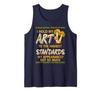 Estándares Altos Humor Creativo Apariencia Caótica Camiseta sin Mangas