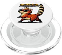 Estándares de Animales Coati Lindos Dicho irónico PopSockets PopGrip para MagSafe