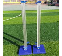 Estándares de salto altos ajustables, equipo de entrenamiento de aluminio, rango de altura de 30 a 230 cm, estabilidad de múltiples soportes para práctica de pista y campo