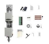 Estándares de tornos de herramientas Mini torno de madera for carpintería, herramienta rotativa for pulir perlas de madera, 12-24 V, velocidad ajustable(Group 2)